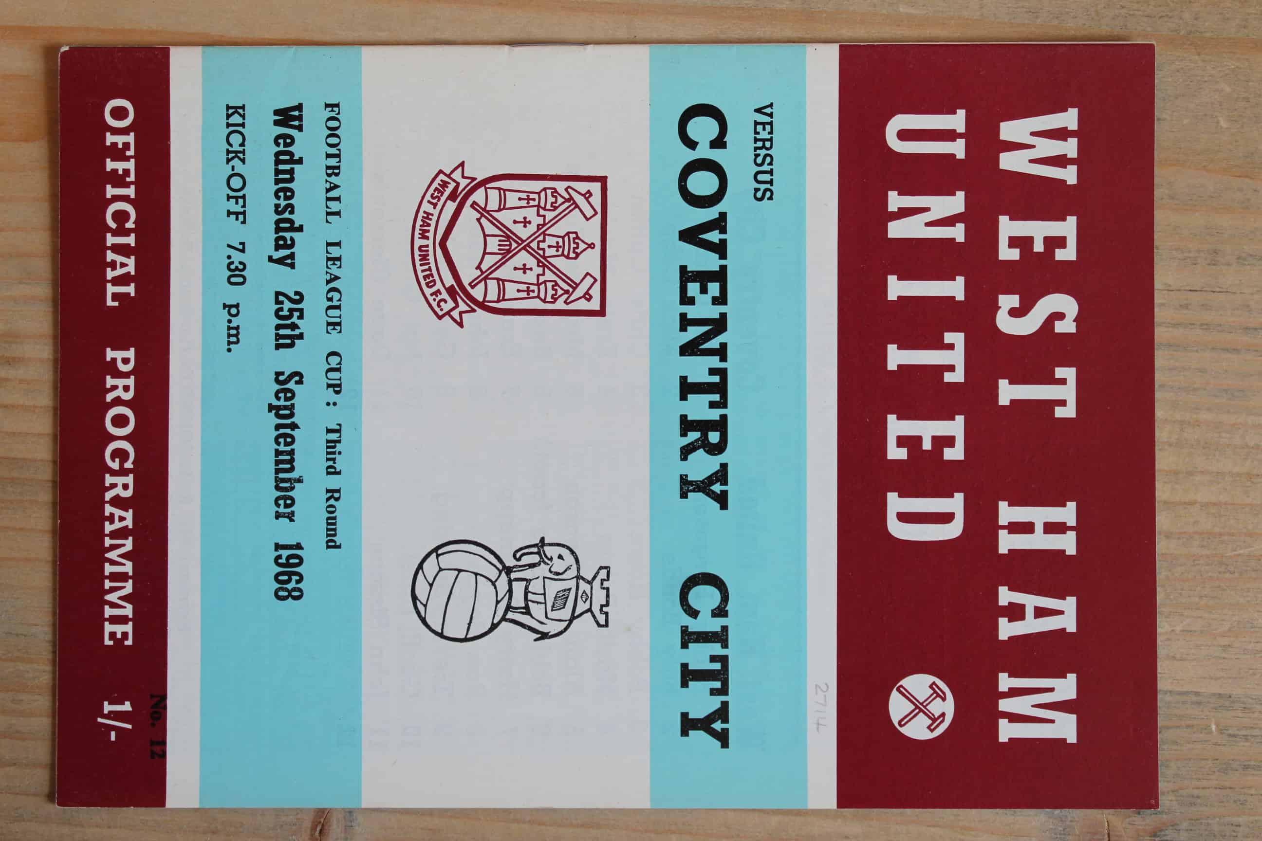 West Ham United FC v Coventry City FC